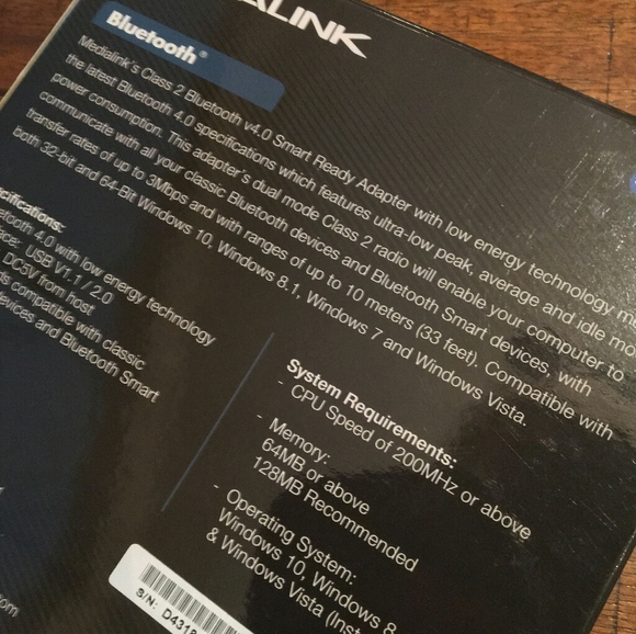 NWT Medialink Bluetooth Enabling USB Adapter - Picture 3 of 5